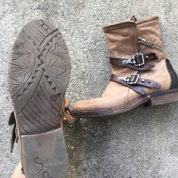 AS 98 biker motorcycle boots 37 6.5 - Picture 5 of 9